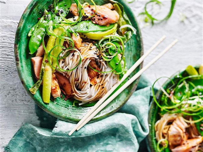 Image of Salmon Soba Recipe