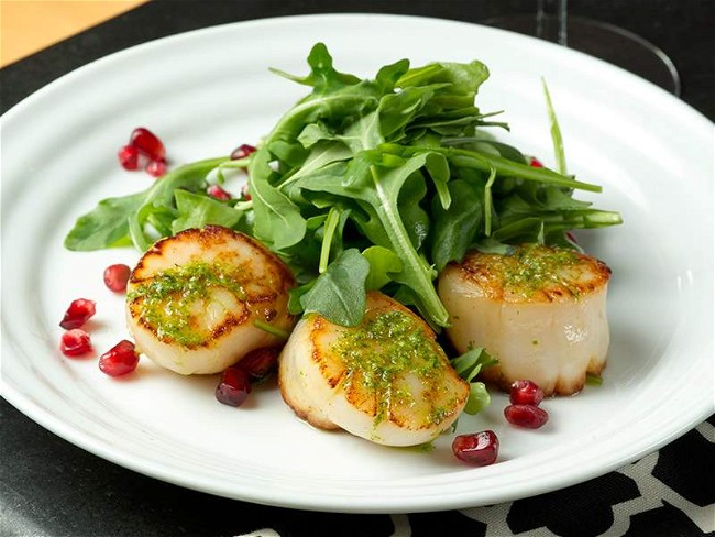 Image of Seared Dry Scallops with Chimichurri Recipe