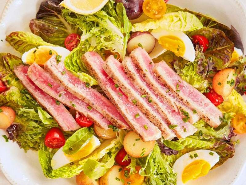 Seared Tuna Nicoise Salad Recipe
