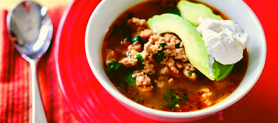 Turkey Enchilada Soup a Lean and Green Recipe
