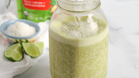 Image of Pineapple Matcha Smoothie Recipe