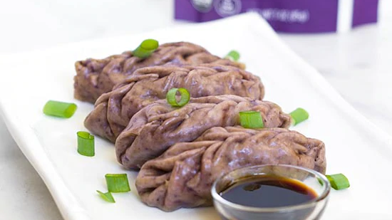 Vegetarian Maqui Berry Dumplings Recipe | Navitas Organics