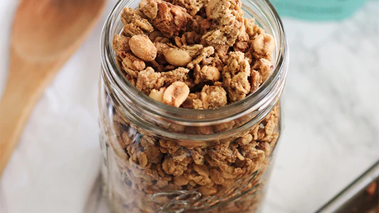 Image of Peanut Butter Cookie Protein Granola Recipe
