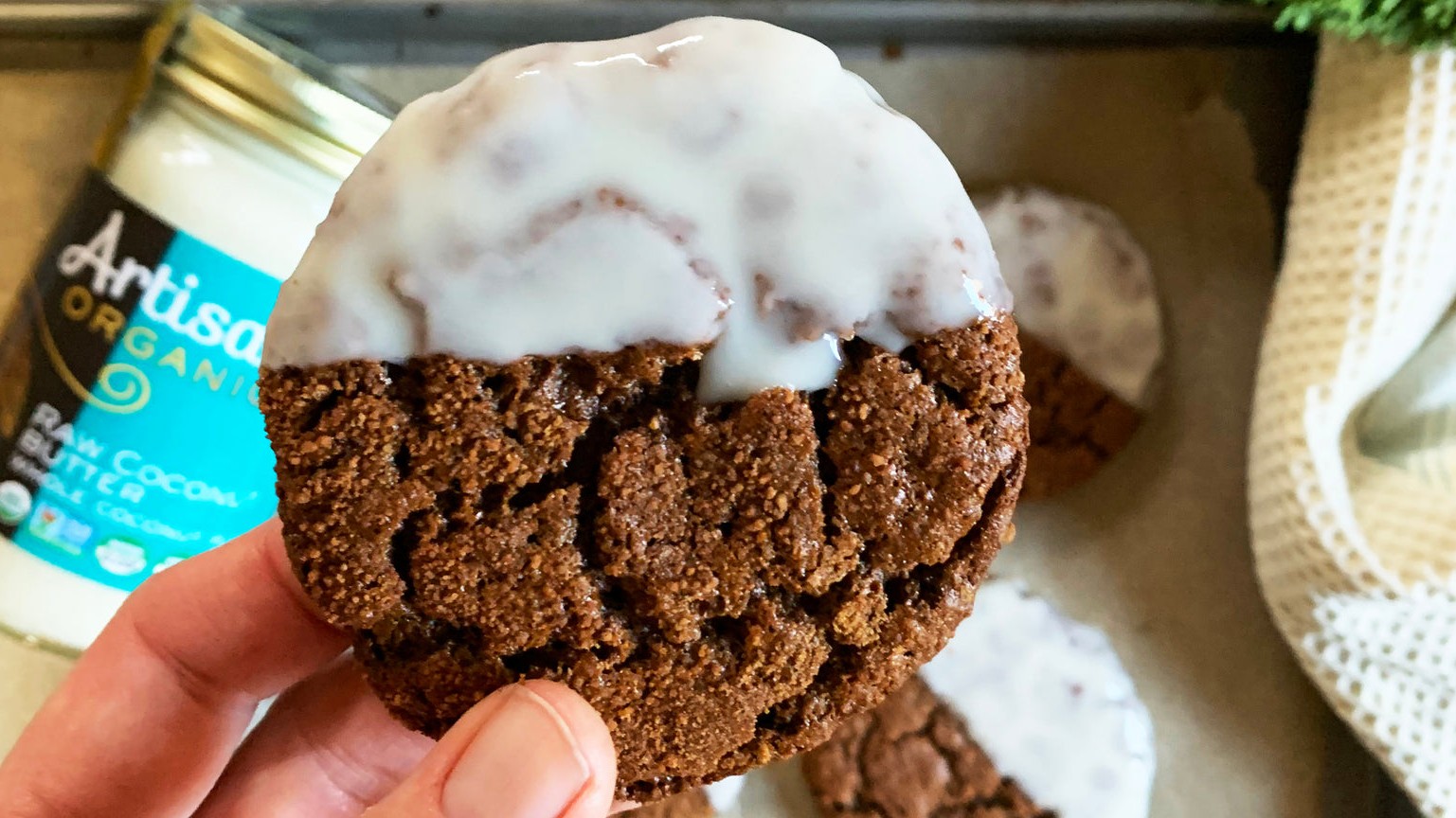 Image of Frosted Gingerbread Cookies | Paleo and Vegan