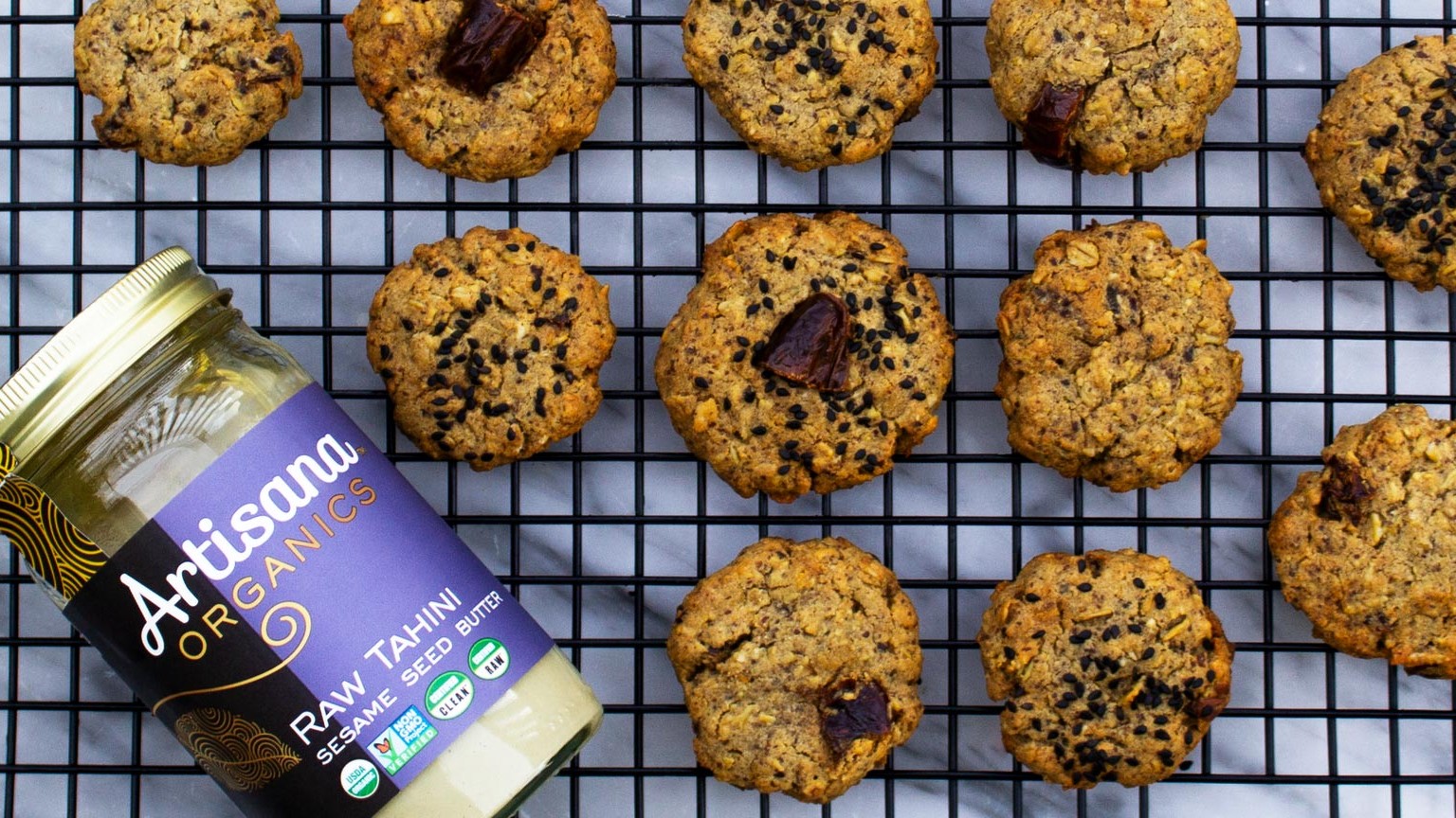 Image of Tahini-Date Oatmeal Cookies