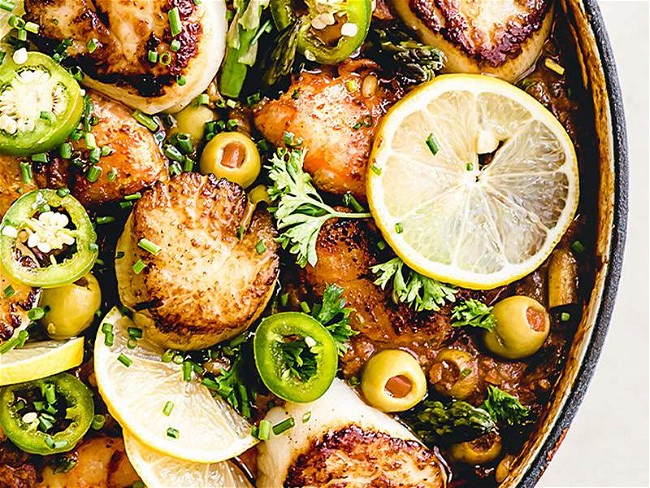 Image of Shrimp and Scallops Paella Recipe