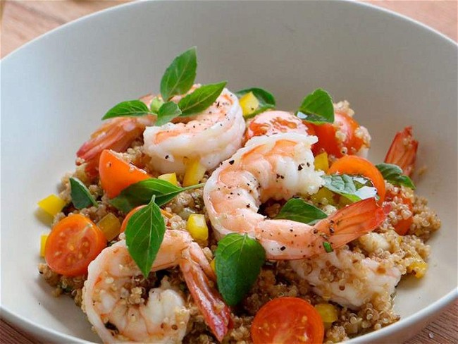 Image of Shrimp Quinoa Salad Recipe