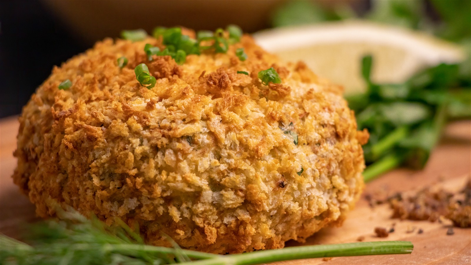 Image of Crab cakes of The Warrior with bacon pepper