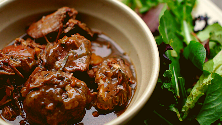 Image of Tender Beef Stew with Rosemary a Lean and Green Recipe