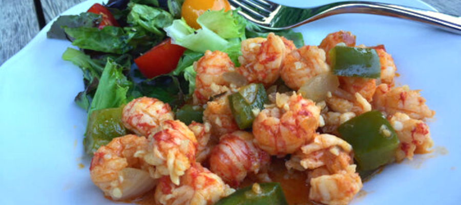 Seafood & Scallions Creole a Lean and Green Recipe