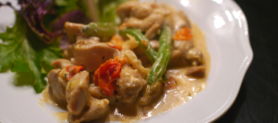 Creamy Tuscan Chicken and Veggies- a Lean and Green Recipe