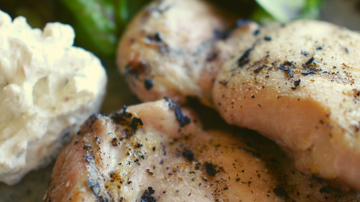 Image of Grilled Chicken with Cool Garlic “Aioli” a Lean and Green Recipe