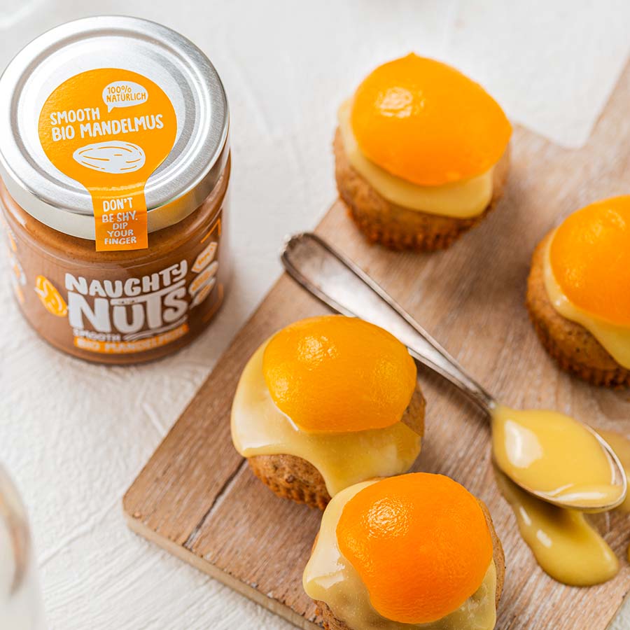 Spiegelei-Muffins mit Mandelmus