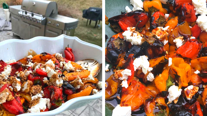 Image of Warm Roasted Pepper Salad- a Lean and Green Recipe