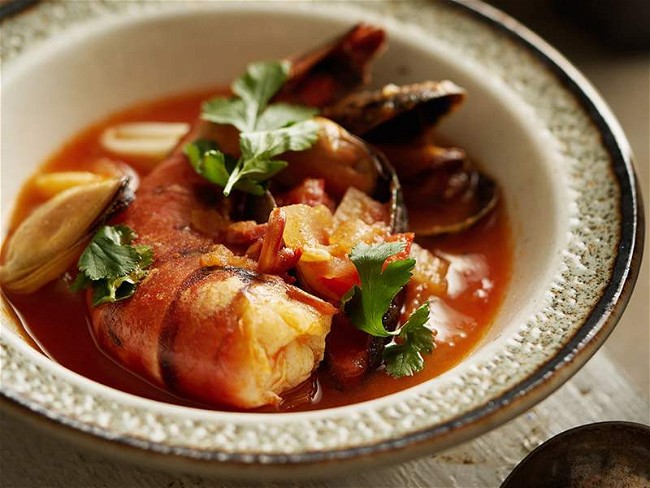 Image of Slow Cooker Seafood Cioppino Recipe
