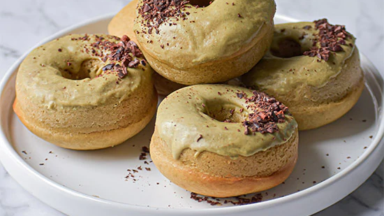 Image of Vanilla & Greens Donuts Recipe