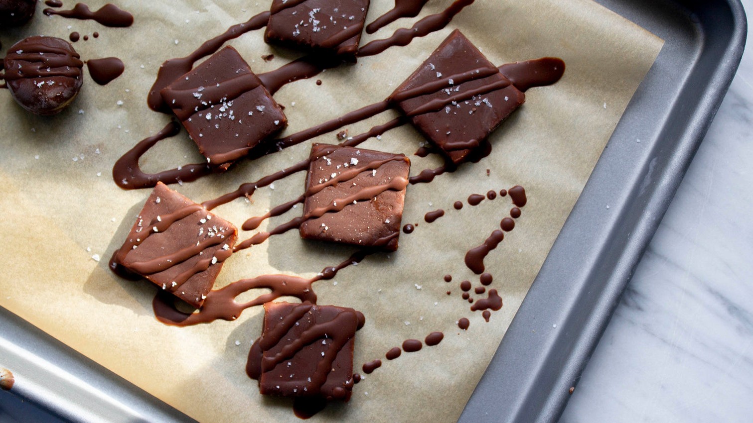 Image of Tahini Chocolate Caramels | Vegan, GF, Paleo
