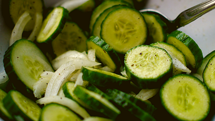 Image of  Crisp Summer Cucumber Salad- a Lean and Green Recipe