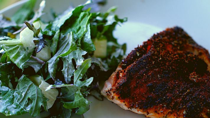 Image of Cool Kale & Bok Choy Salad with Creamy Ranch Dressing