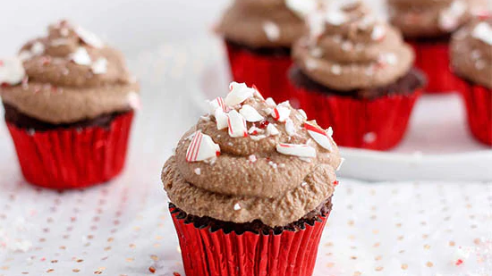 Image of Chocolate Cupcakes with Cacao Coconut Frosting Recipe