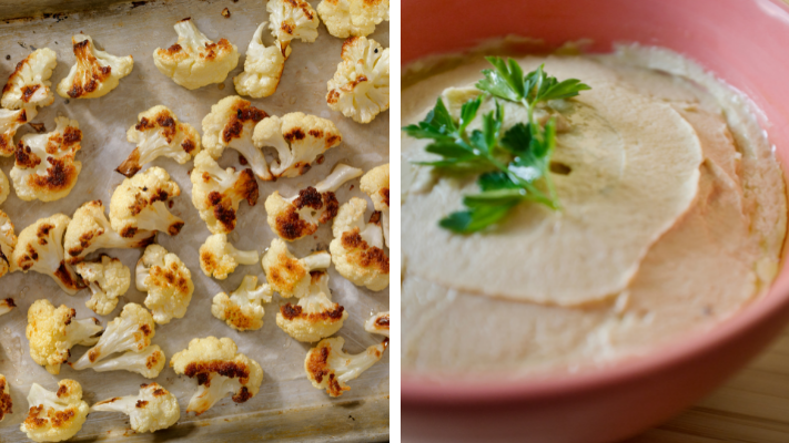 Image of Roasted Cauliflower Hummus a Lean and Green Recipe