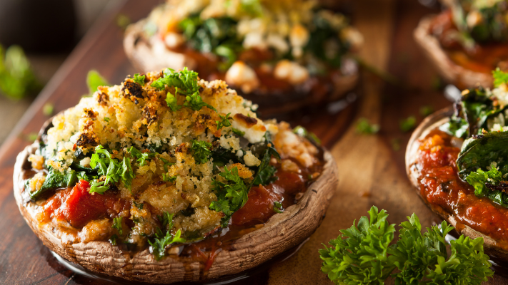 Image of Juicy Stuffed Portobellos – A Lean and Green Recipe