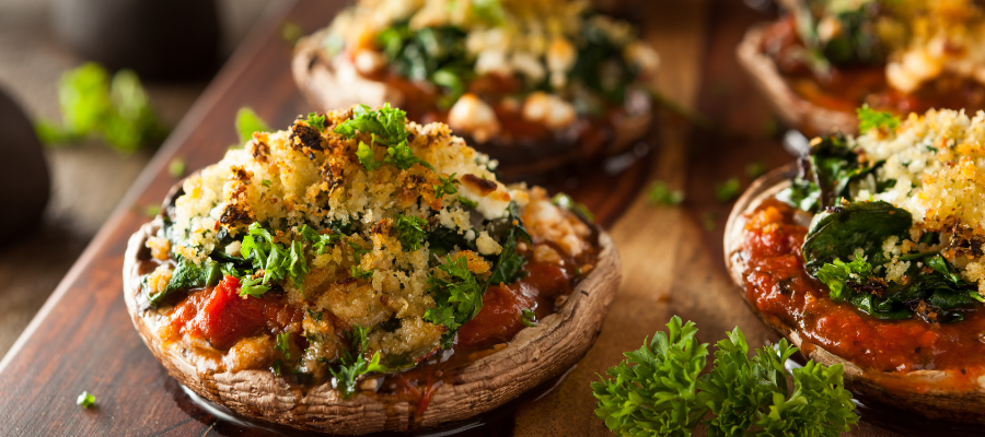 Juicy Stuffed Portobellos – A Lean and Green Recipe