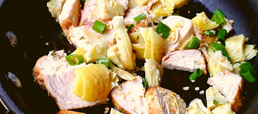 Zesty Chicken with Artichokes and Garlic a Lean and Green Recipe