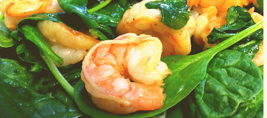 Citrus Kissed Shrimp and Spinach – a lean and green recipe