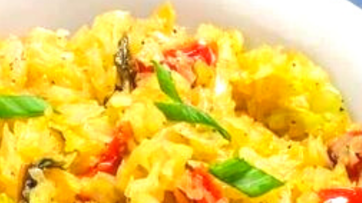 Image of Asian Cabbage Rice a Lean and Green Meal Recipe
