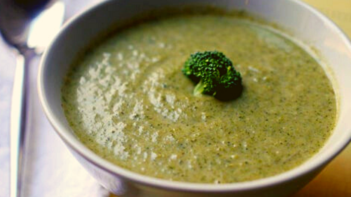 Image of  The BEST “Cream” of Broccoli Soup (a lean and green recipe!)