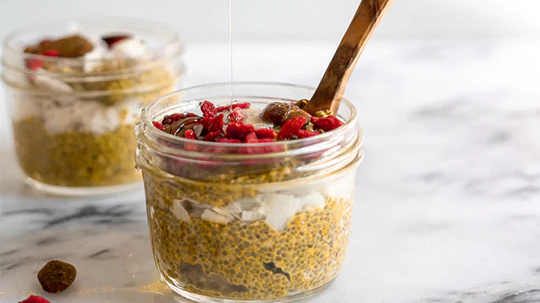 Image of Turmeric Spice Coconut Chia Pudding Recipe