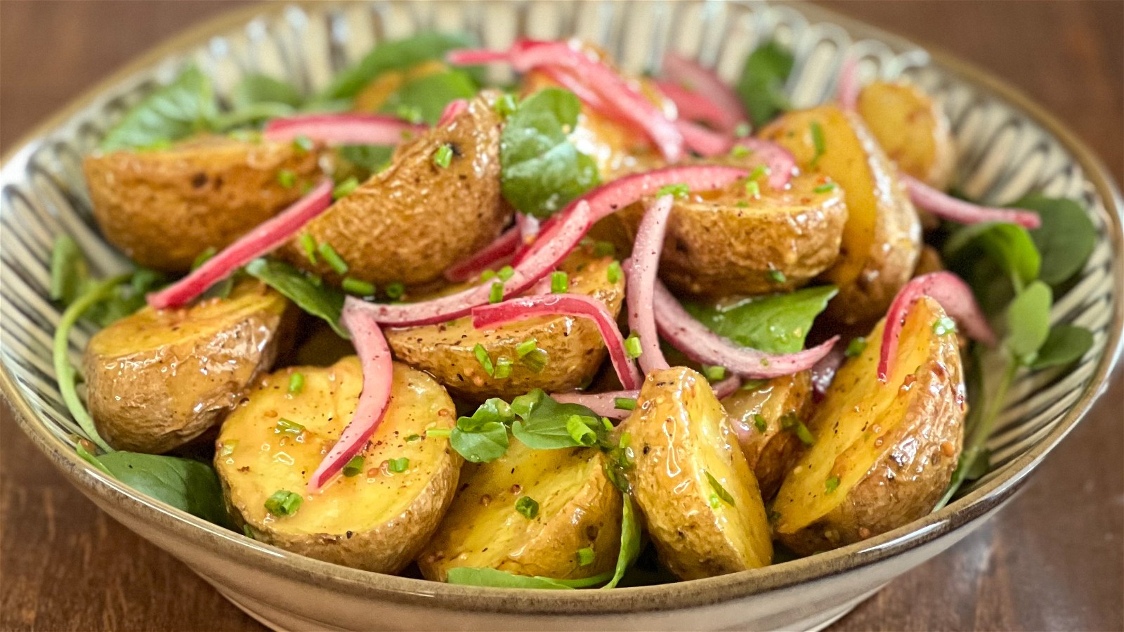 Image of Honey Mustard Roasted Potato Salad