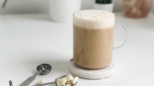 Image of Vanilla Cacao Butter Latte Recipe