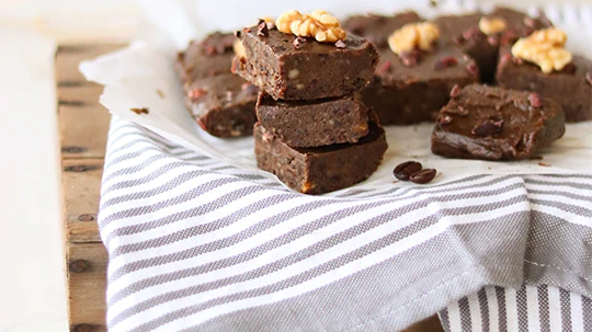 Image of Mocha Walnut Fudge Brownies Recipe