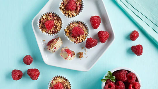 Image of Raspberry Cheesecake Bites Recipe