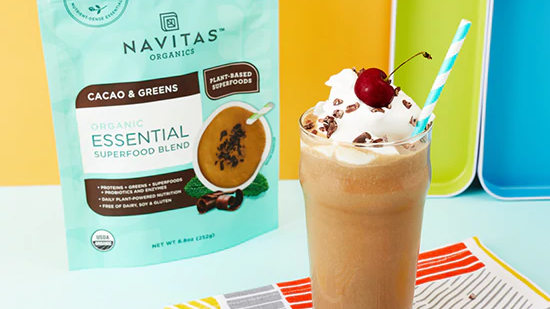 Image of Chocolate & Greens Milkshake Recipe