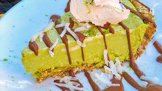 Image of Raw Matcha Cheesecake