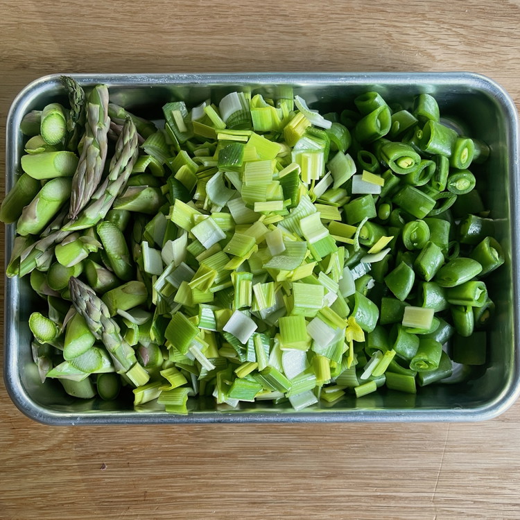 Image of Preheat the oven to 400°F and prepare a baking tray with parchment paper.