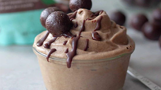 Image of Cacao Brownie Nice Cream Recipe