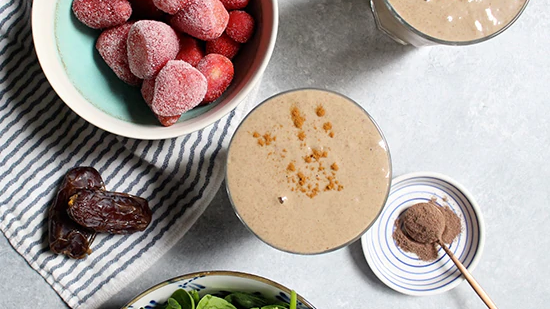 Image of Strawberry Cacao Shake Recipe