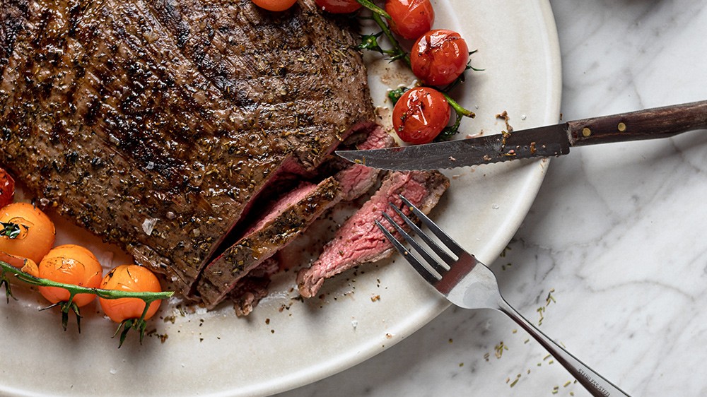 Image of Rosemary Mint Marinated Flank Steak