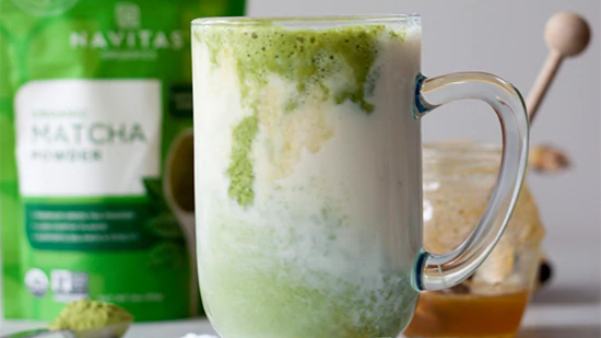 Image of Iced 'Nana Matcha Latte Recipe