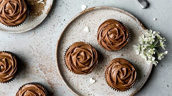 Zucchini Muffins with Avocado Cacao Frosting | Navitas Organics