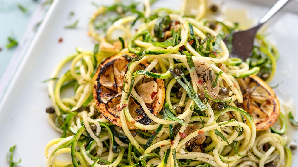 Image of Fried Caper Zoodles 