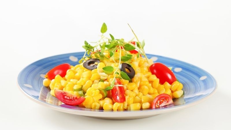 Image of Tomato, Corn, Basil Salad