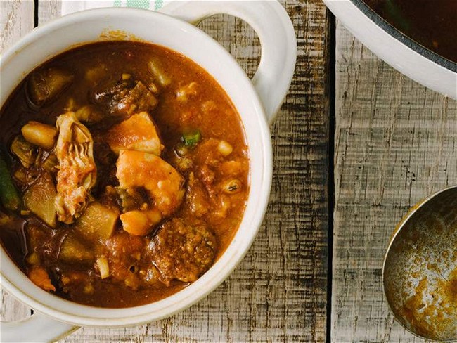 Image of Slow Cooker Shrimp and Sausage Gumbo Recipe