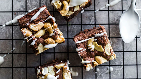 Image of Cashew Chocolate Brownies Recipe