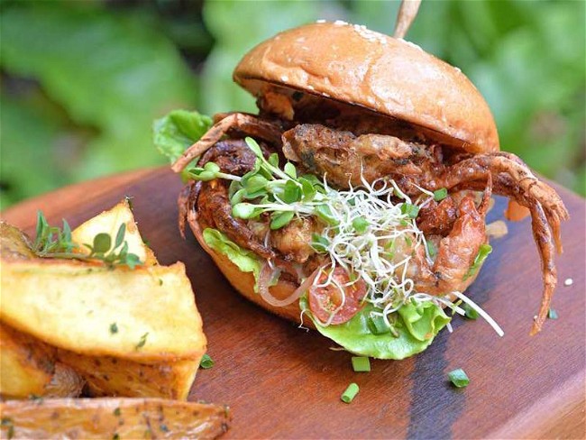 Image of Soft Shell Crab Sandwiches Recipe