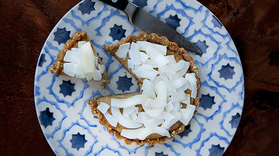 Image of Coconut-Banana Tart Recipe